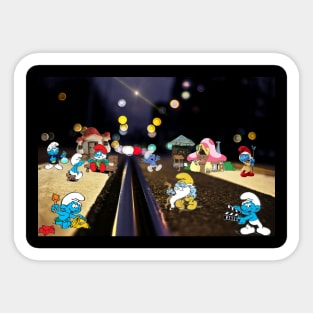 SMURF ART PRINTS Sticker